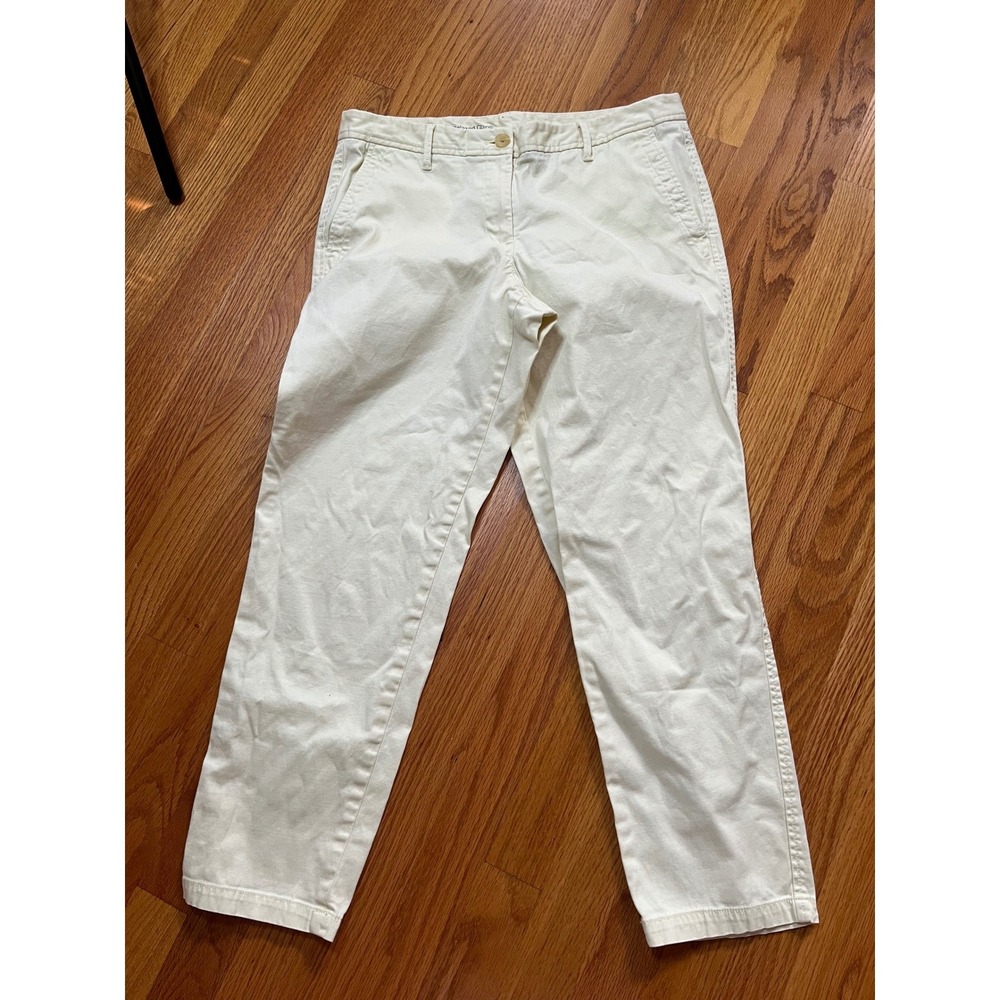 TALBOTS Womens Size 6P Relaxed Fit Chino Pants Yellow